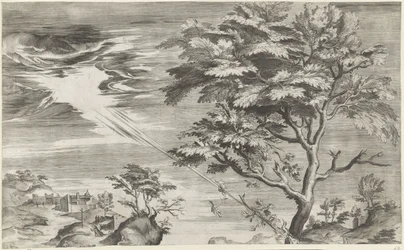 Saint Philippe Benizi des Servites punit les blasphémateurs