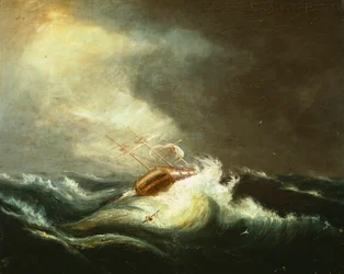 Navire dans la tempête