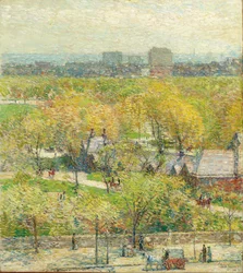 À travers le parc