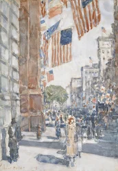 Drapeaux, Cinquième Avenue