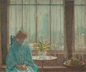 La salle du petit déjeuner, matin d