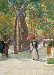 Fifth Avenue à Washington Square, New York, 1891