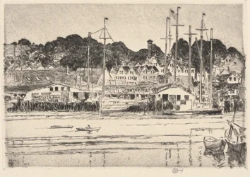 Gloucester, port intérieur, 1919
