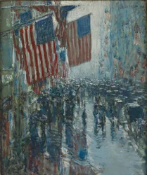 Jour de pluie, Fifth Avenue