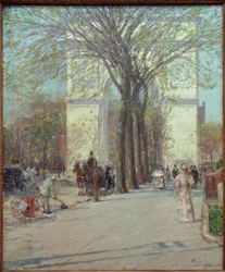 Arc de Washington, printemps