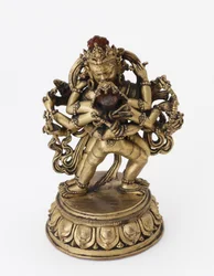 Chakrasamvara à quatre bras Père-Mère, fin 17e à première moitié du 18e siècle