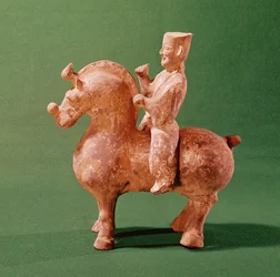 Cavalier (terre cuite)