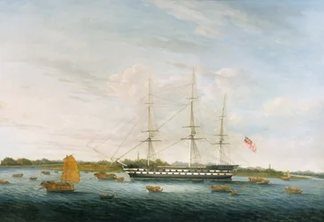Le comte de Balcarras de la Compagnie des Indes orientales à Canton, 1816