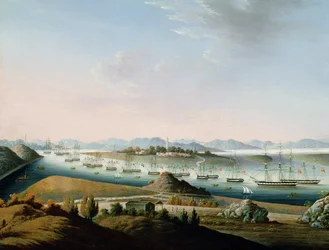 Vue de Whampoa, vers 1840