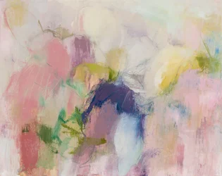 Composition abstraite, série de formes organiques, 2019