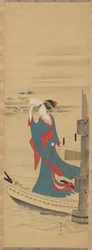 Beauté dans un Bateau sur la Rivière Sumida
