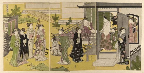 Fuji no uraba, de la série "Une parodie à la mode du Conte de Genji (Furyu yatsushi Genji)"