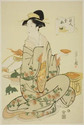 Jurojin, de la série "Comparaison des trésors des dieux de la bonne fortune (Fukujin takara awase)"