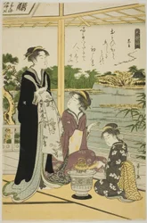 Kuronushi, de la série "Six poètes immortels (Rokkasen)"