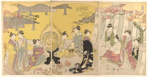 Momiji no ga, de la série "Une parodie à la mode du Conte de Genji"