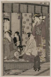 Gloire du matin (de la série Le Conte de Genji en robe moderne élégante)