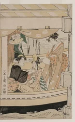 Fête sur le bateau de plaisance Kawaichimaru