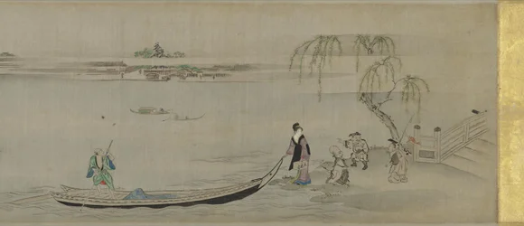 Scènes le long de la rivière Sumida