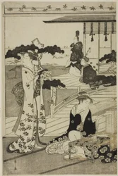 Suma, de la série "Une Parodie à la Mode du Conte de Genji (Furyu yatsushi Genji)"