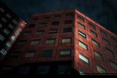 Architecture moderne sombre
