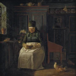 Matin de Noël dans une ferme