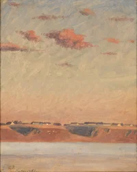 Le fjord de Lim au Jutland. Étude