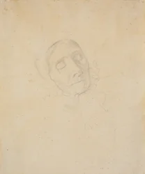 Vieille femme. Étude de tête