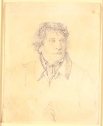 Portrait du père, maître boulanger P.B. Købke