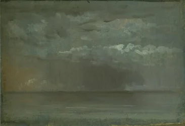 Étude de nuages sur la mer