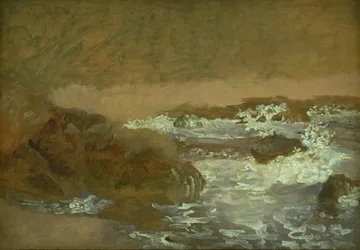 Vagues sur une côte rocheuse, Marina Piccola, Capri