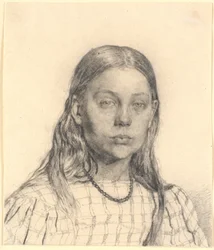 Jeune fille. Buste