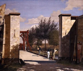 La porte nord de la citadelle, 1834