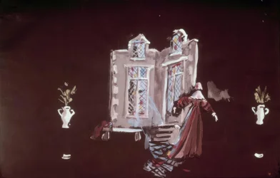 Conception de décor de scène pour la Comédie-Française, 1937