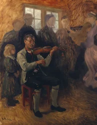 Un violoniste de Numedal (étude)