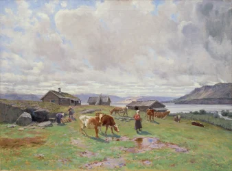 Atmosphère matinale à Holmvassbu