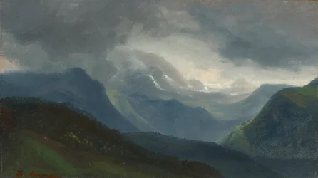Orage approchant dans les Alpes