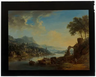 Une paire de paysages rhénans