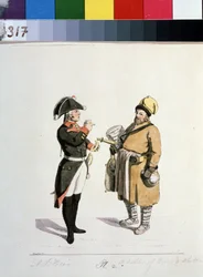 Vendeur de sbiten (De la série Les marchands de Moscou)