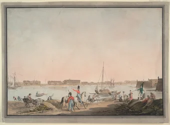 Vue de Saint-Pétersbourg depuis la Neva, 1808