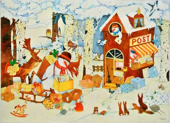 Poste de Noël, 2001