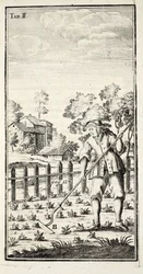 Jardinier binant, publié à Erfurt en Thuringe, 1753-55