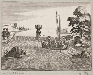 Illustration pour Adam Olearius, "Persianischer Rosenthal von einem Sinnreichen Poeten Schich Saadi [...]", Schleswig 1660