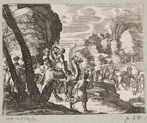 Illustration pour Adam Olearius, "Persianischer Rosenthal von einem Sinnreichen Poeten Schich Saadi [...]", Schleswig 1660
