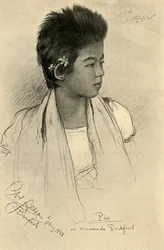 Päo - adolescente, Bangkok, 1898