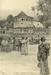 Le Temple de la Dent, Kandy, Ceylan