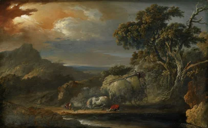 Paysage orageux