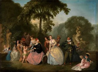 Société dans le parc
