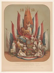 Représentation allégorique en souvenir de la révolution mémorable de novembre 1813