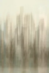 Silhouette urbaine abstraite