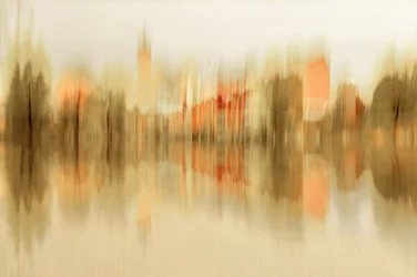 Reflets urbains flous
